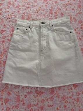 Rails Highland Mini Skirt in Ecru